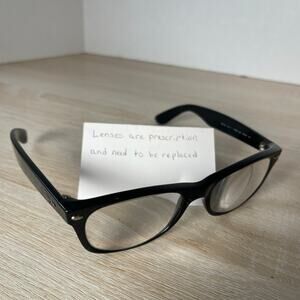 Ray-Ban RB2132 New Wayfarer 901 Sunglasses READ Black FRAME ONLY 52-18 Italy